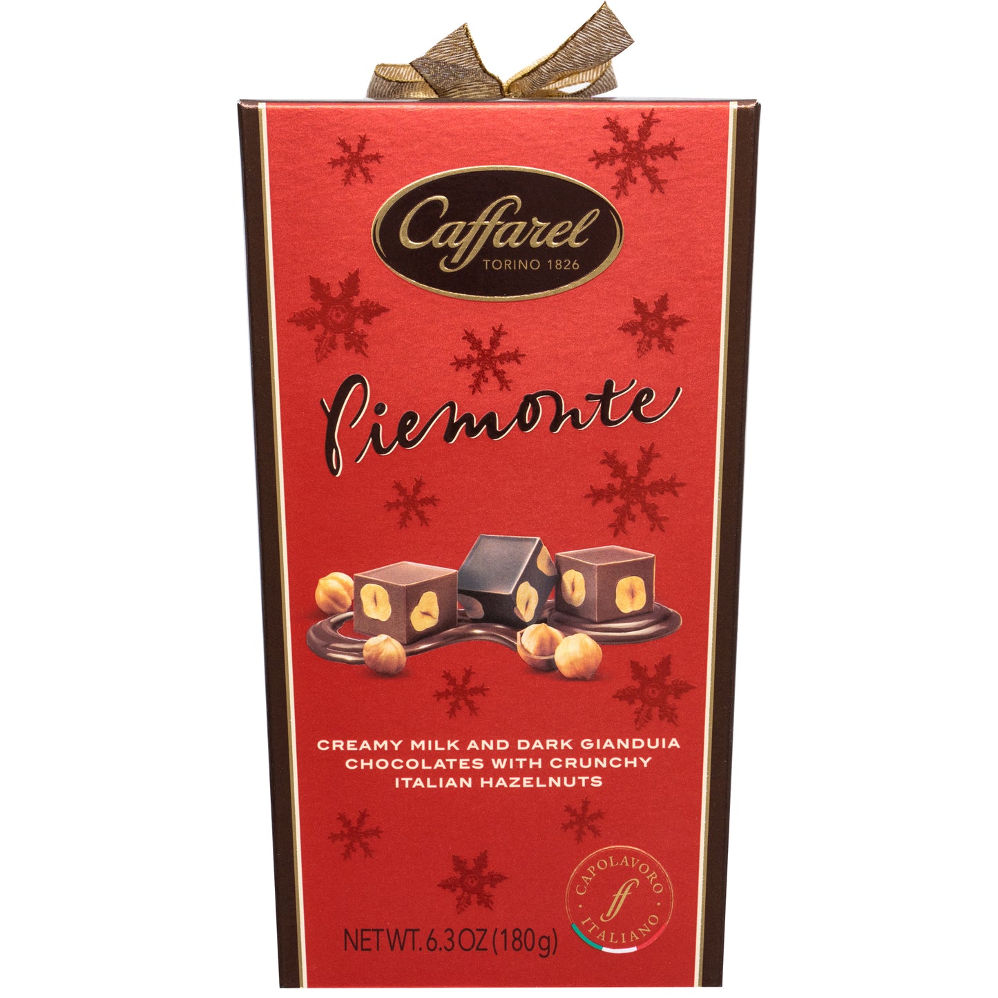 Caffarel Piemonte Assorted Milk and Dark Chocolate with Hazelnuts Ballotin Box | Harris Farm Online