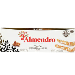 El Almendro Turron Bar Crunchy Almond | Harris Farm Online