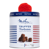 Chocolate Mathez French Cacao Truffles Navy Tin | Harris Farm Online
