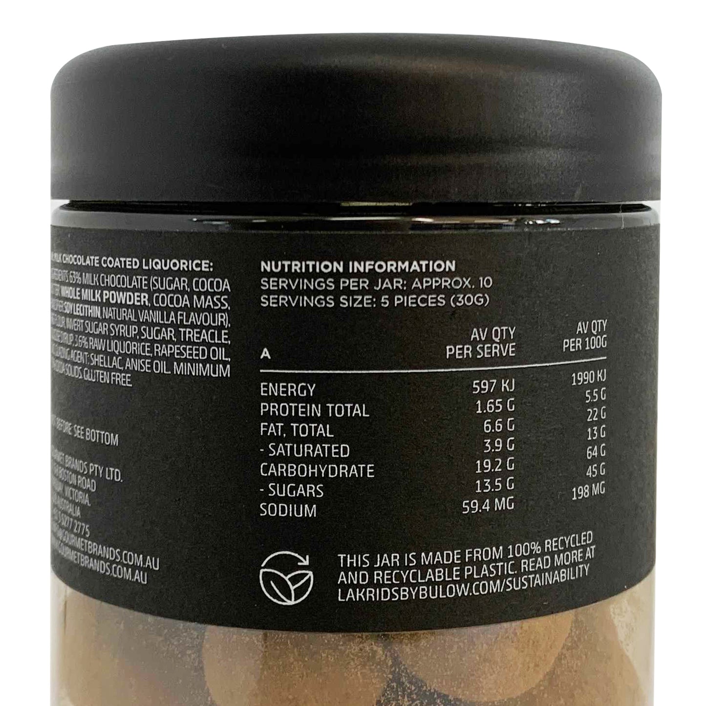 Lakrids by Bulow A Chocolate Coated Liquorice Original | Harris Farm Online