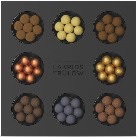 Lakrids by Bulow Mixed Chocolate Coated Liquorice Selection Box | Harris Farm Online