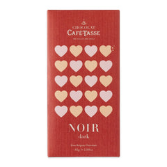 Cafe Tasse Love Block Dark Chocolate 85g | Harris Farm Online