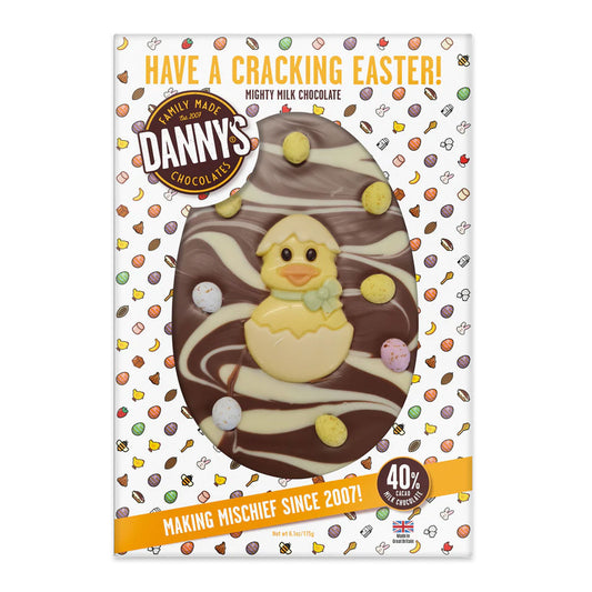 Danny's Cracking Easter Super Size Swirl Bar Chick 175g | Harris Farm Online