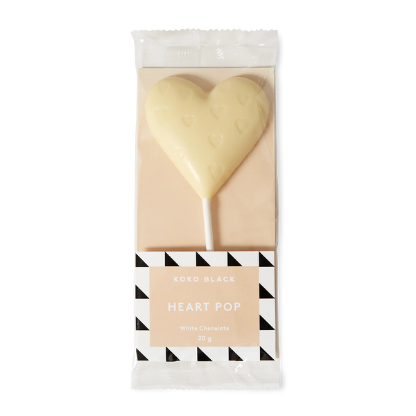 Koko Black Heart Pop White Chocolate 20g