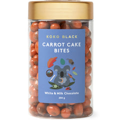 Koko Black Carrot Cake Bites White and Milk Chocolate | Harris Farm Online