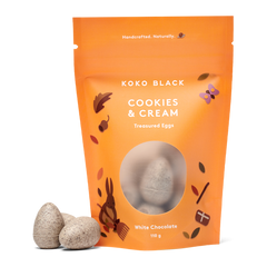 Koko Black Cookies and Cream White Chocolate Eggs 110g