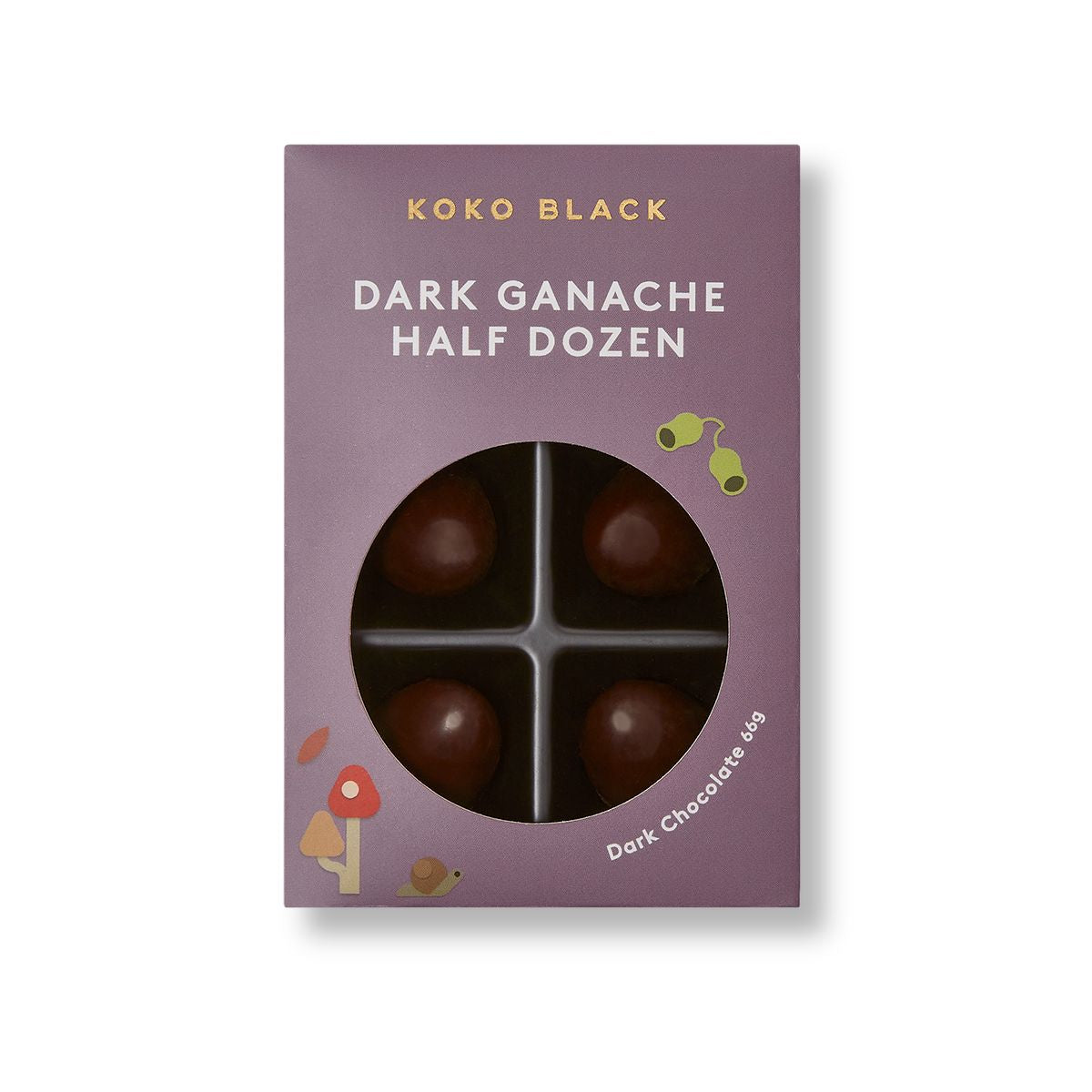 Koko Black Dark Ganache Half Dozen Eggs 66g | Harris Farm Online