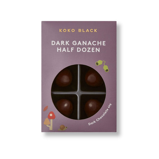Koko Black Dark Ganache Half Dozen Eggs 66g | Harris Farm Online