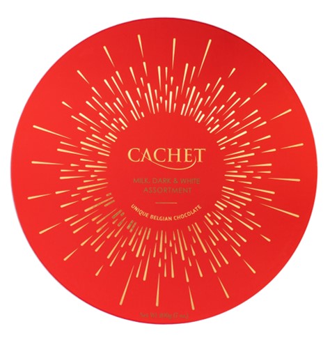 Cachet Red Round Gift Box 200g
