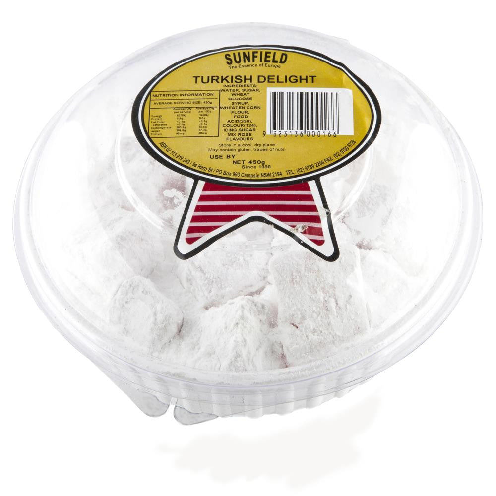 Sunfield Turkish Delight 450g , Grocery-Confection - HFM, Harris Farm Markets
 - 2