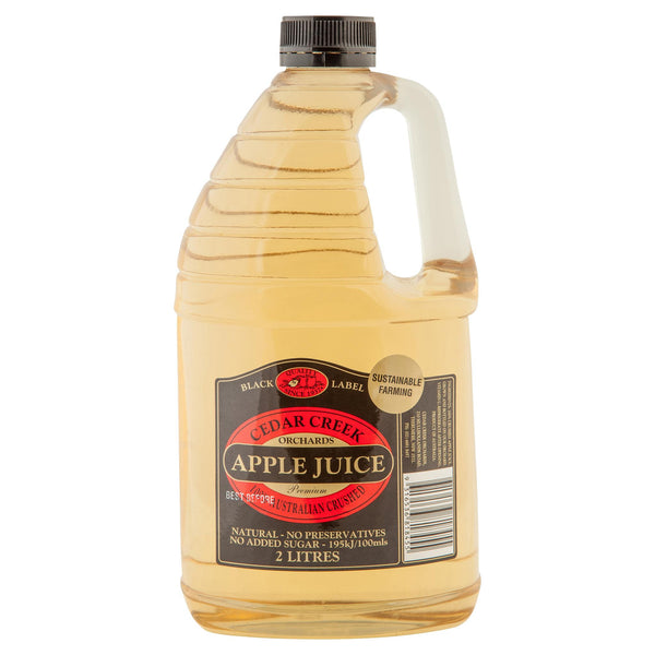 Cedar Creek Apple Juice 2L , Grocery-Drinks - HFM, Harris Farm Markets
 - 1