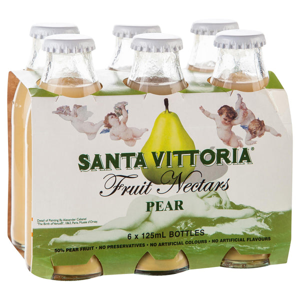 Santa Vittoria Nectar Pear 6 X 125ml , Grocery-Drinks - HFM, Harris Farm Markets
 - 1