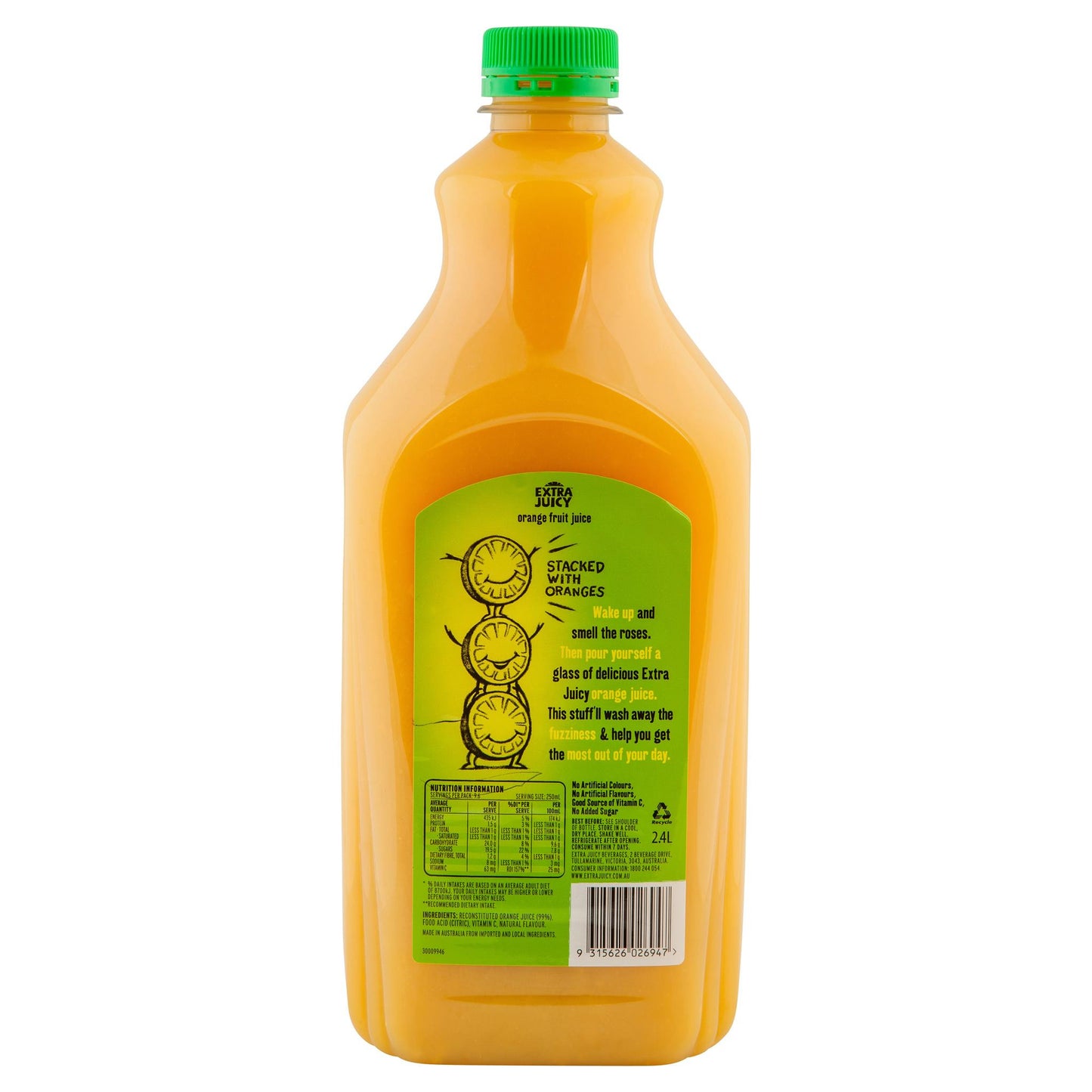 Extra Juicy Orange Juice 2.4L , Grocery-Drinks - HFM, Harris Farm Markets
 - 2