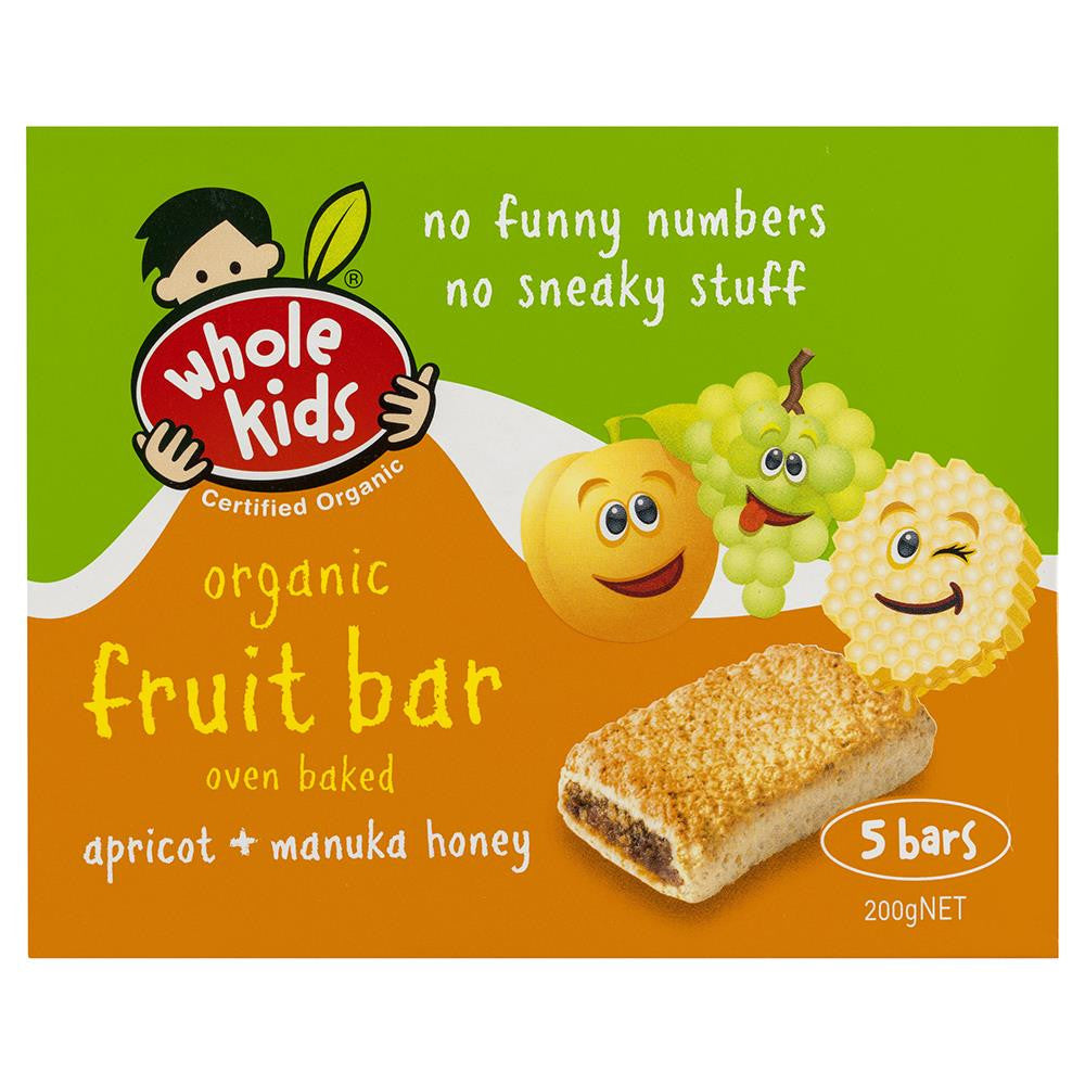Whole Kids Apricot Bar 200g , Grocery-Confection - HFM, Harris Farm Markets
 - 1
