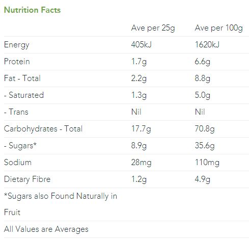 Whole Kids - Fruit Bars Organic - Apple and Sultana (5 Bars, 200g)
