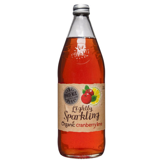 Phoenix Lightly Sparkling Organic Cranberry Lime 725mL , Grocery-Drinks - HFM, Harris Farm Markets
 - 1