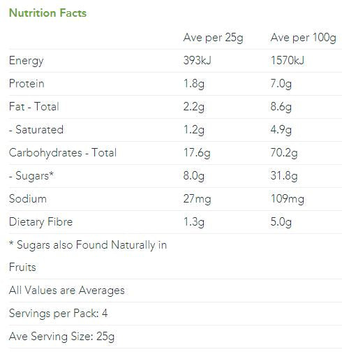 Whole Kids Organic Fruit Bars Apricot Bars x4 100g