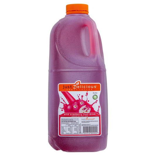 Just Delicious Wild Cranberry Large 2L , Frdg1-Drinks - HFM, Harris Farm Markets
