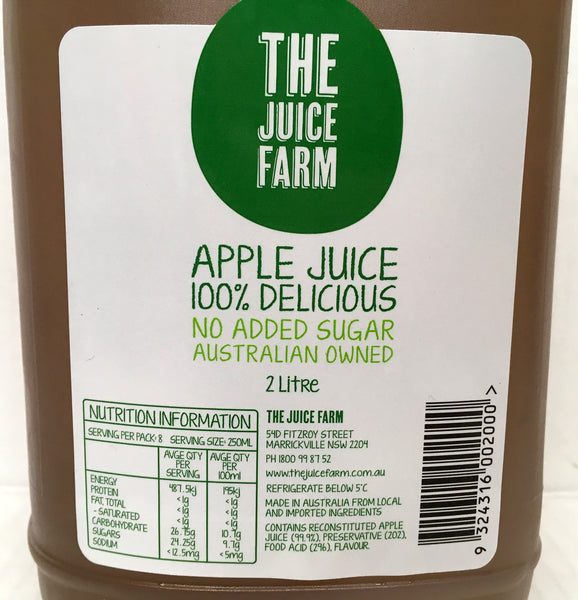 The Juice Farm Apple Juice 2L Harris Farm Markets