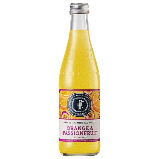 Daylesford and Hepburn - Sparkling Mineral Water - Orange Passionfruit (300mL)