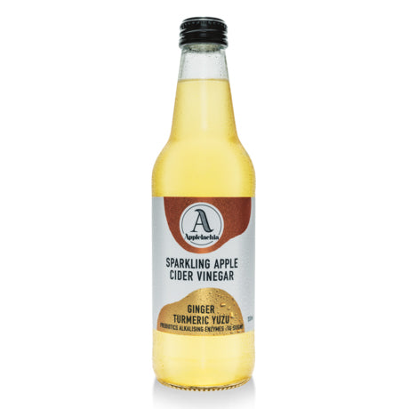 Applelachia - Drinks Sparkling Apple Cider Vinegar - Ginger, Tumeric and Yuzu (330mL)