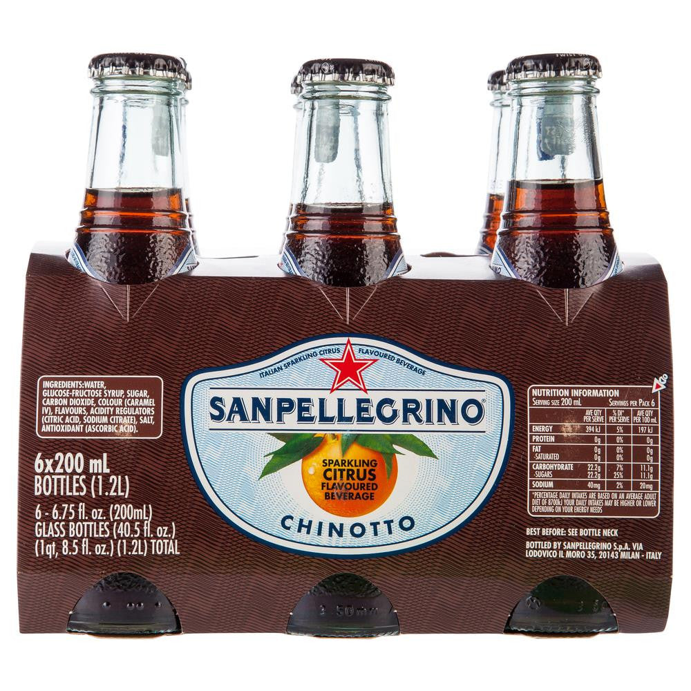 San Pellegrino Chinoto 6 X 200ml , Grocery-Drinks - HFM, Harris Farm Markets
 - 3
