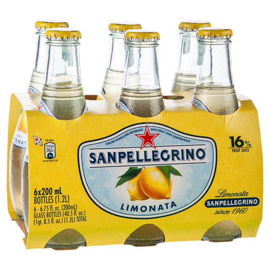 San Pellegrino Limonata 6 X 200ml , Grocery-Drinks - HFM, Harris Farm Markets
 - 1