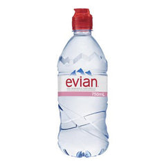 Evian Natural Mineral Water Sports Cap 750ml