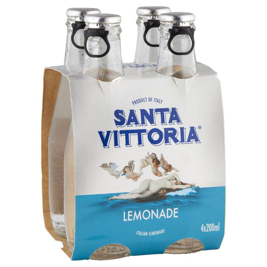 Santa Vittoria Lemonade 4 x 200mL , Grocery-Drinks - HFM, Harris Farm Markets
 - 1