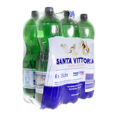 Santa Vittoria Sparkling Italian Mineral Water 6x1.5L | Harris Farm Online