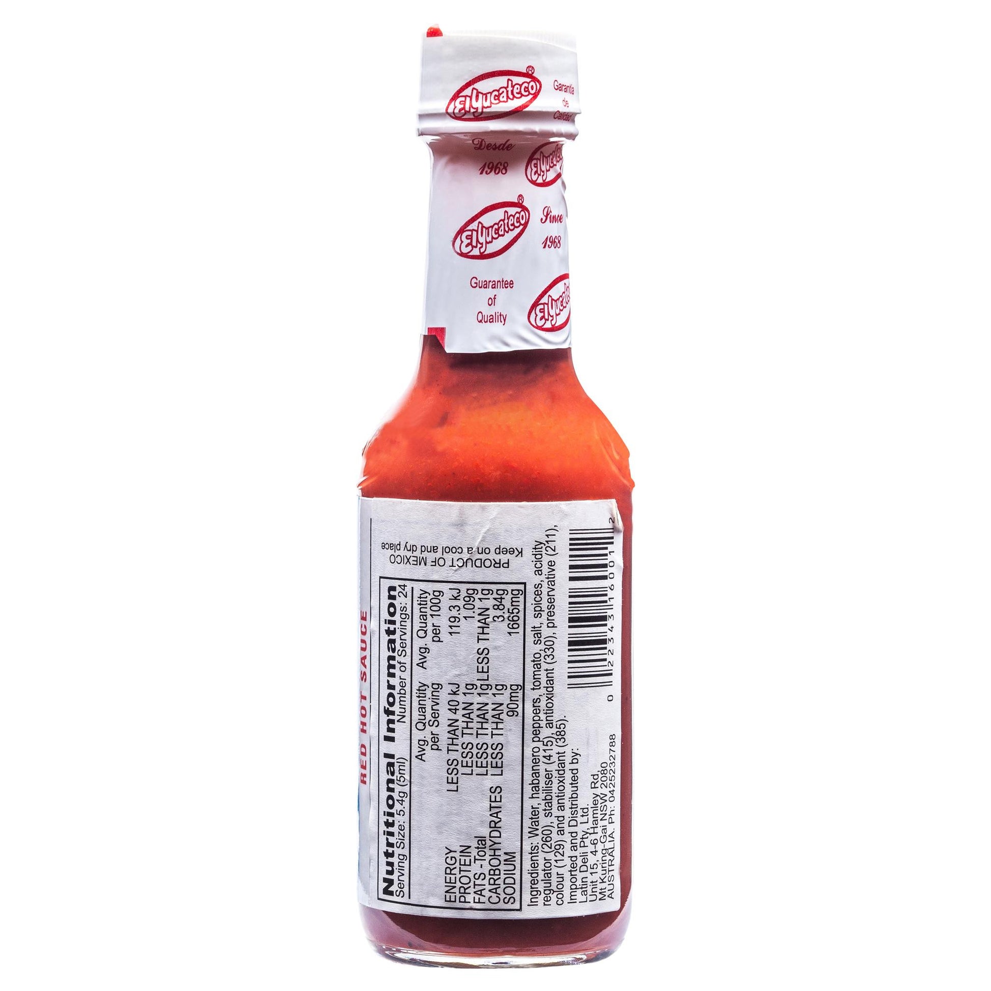 El Yucateco Hot Red Sauce 120ml , Grocery-Cooking - HFM, Harris Farm Markets
 - 2