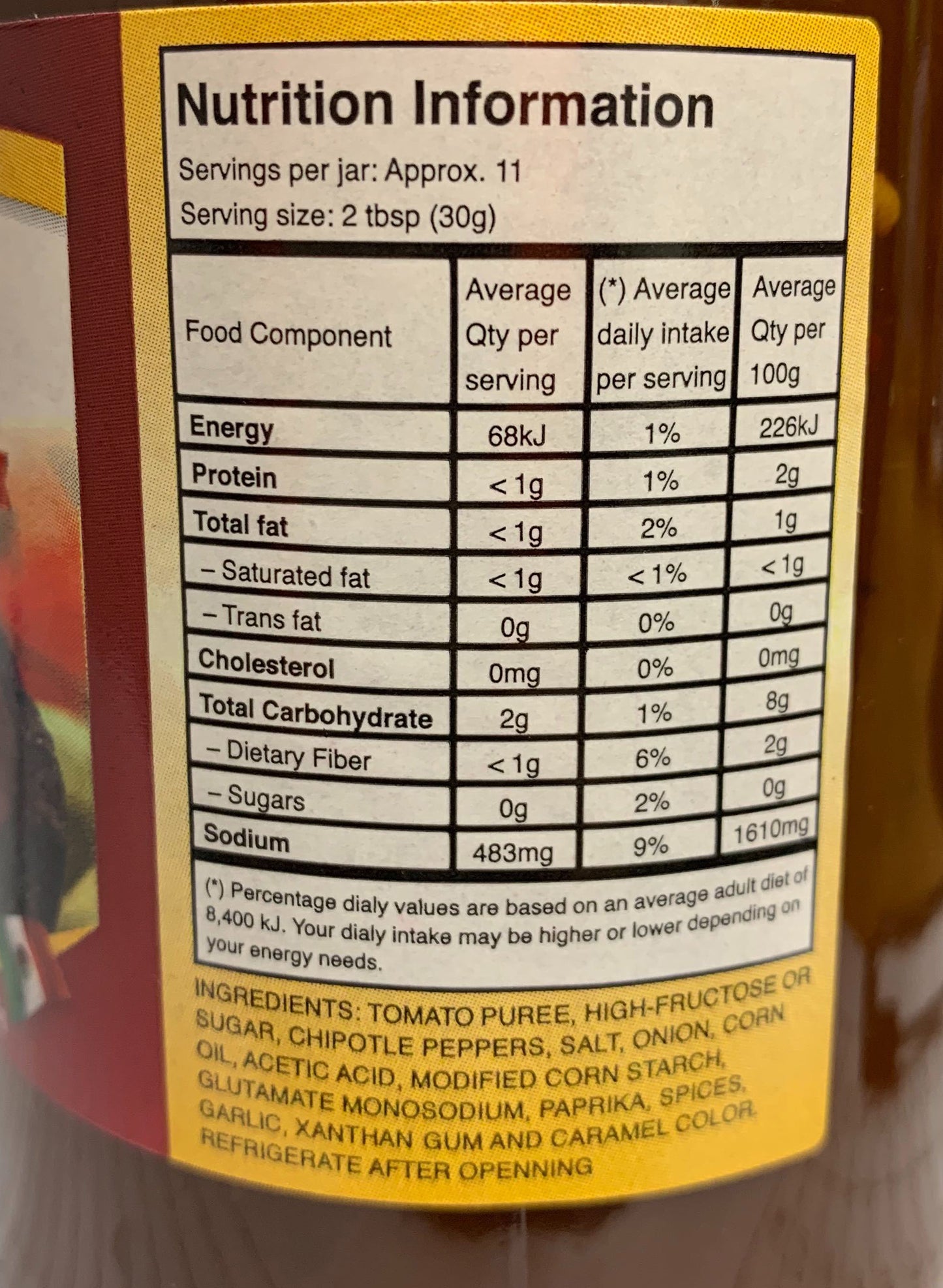 Latin Deli - Salsa Chipotles (345g)