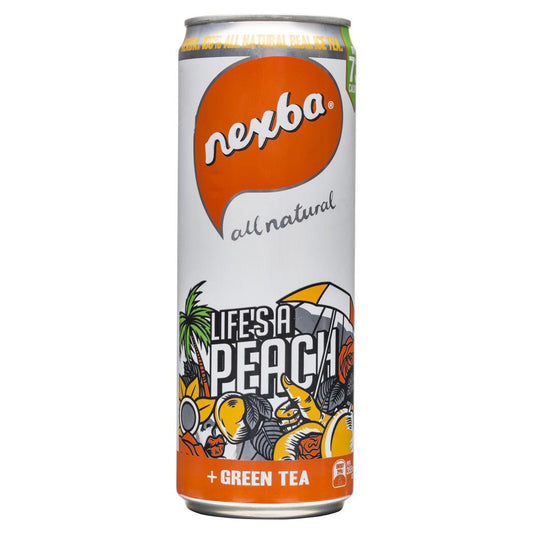 Nexba Lifes A Peach Green Tea 355ml , Frdg1-Drinks - HFM, Harris Farm Markets
 - 1