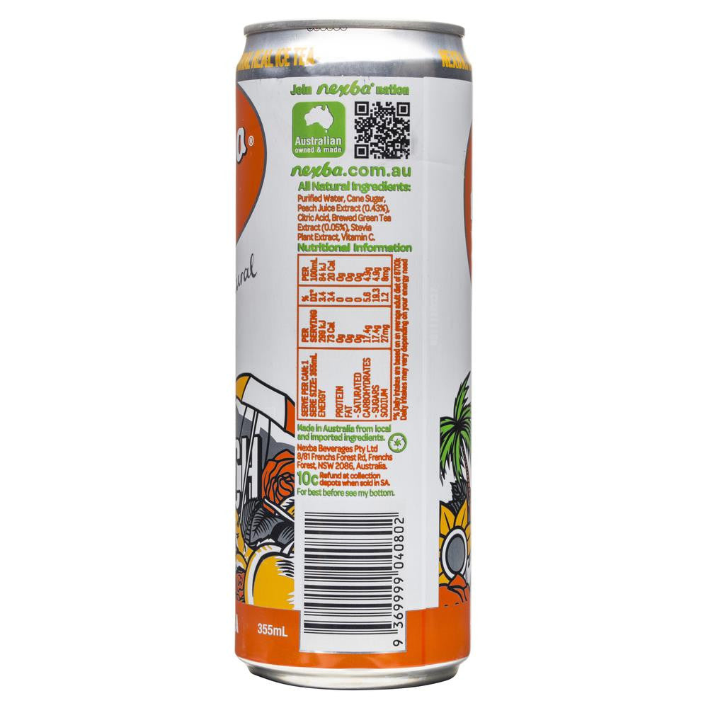 Nexba Lifes A Peach Green Tea 355ml , Frdg1-Drinks - HFM, Harris Farm Markets
 - 2