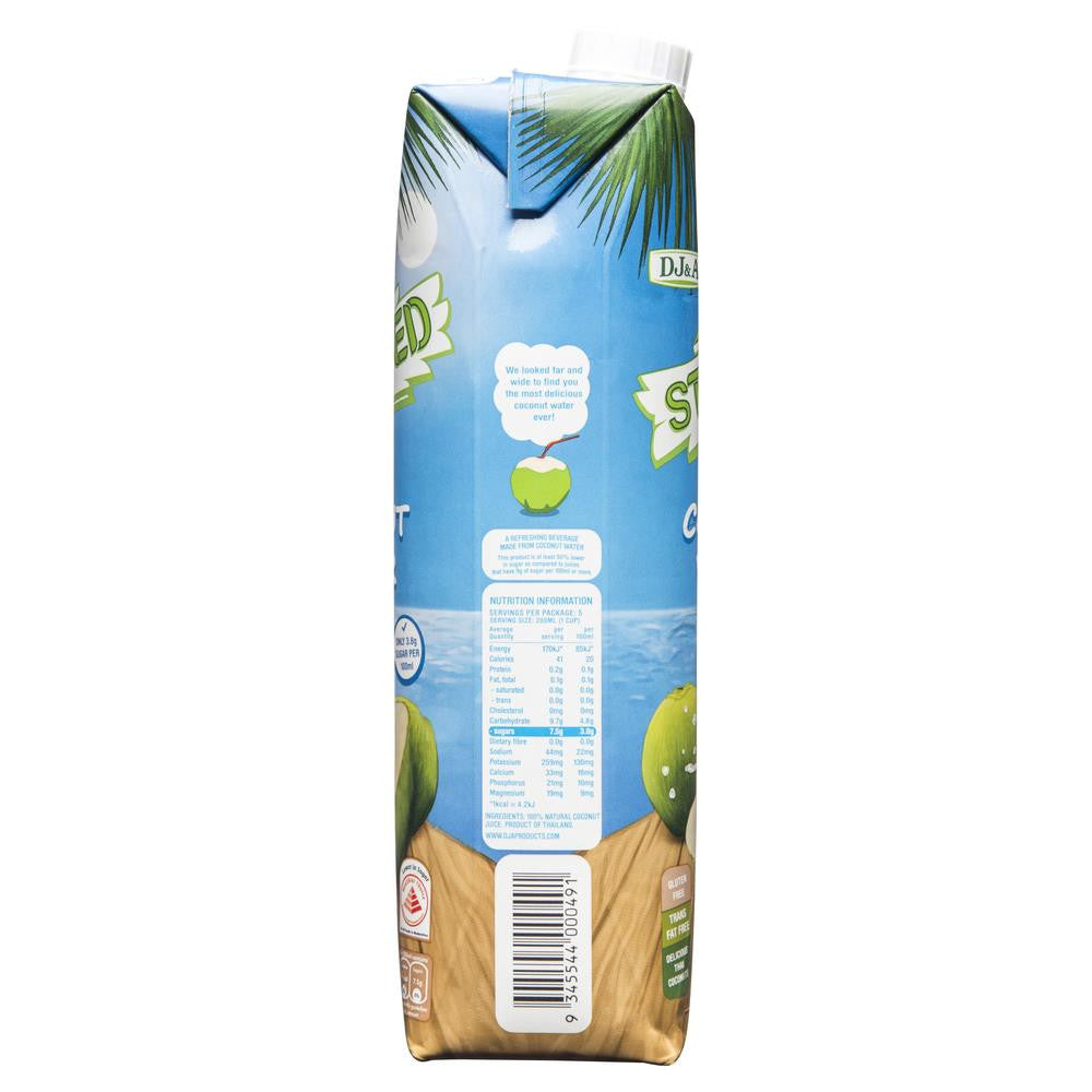 Dja Stripped Coconut Water 1L , Grocery-Drinks - HFM, Harris Farm Markets
 - 2