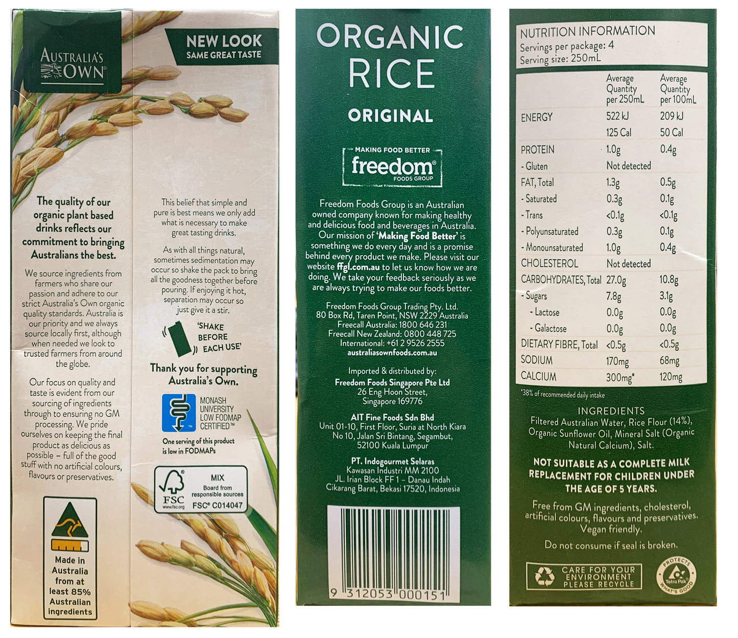Australia's Own Organic Rice Milk | Harris Farm Online