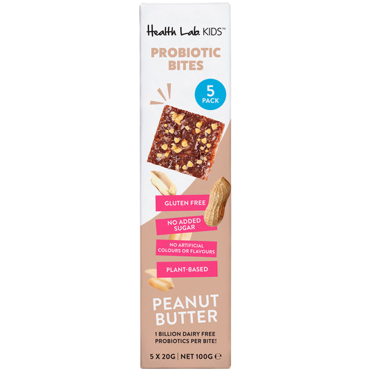 Health Lab KIDS Probiotic Peanut Butter Bites | Harris Farm Online