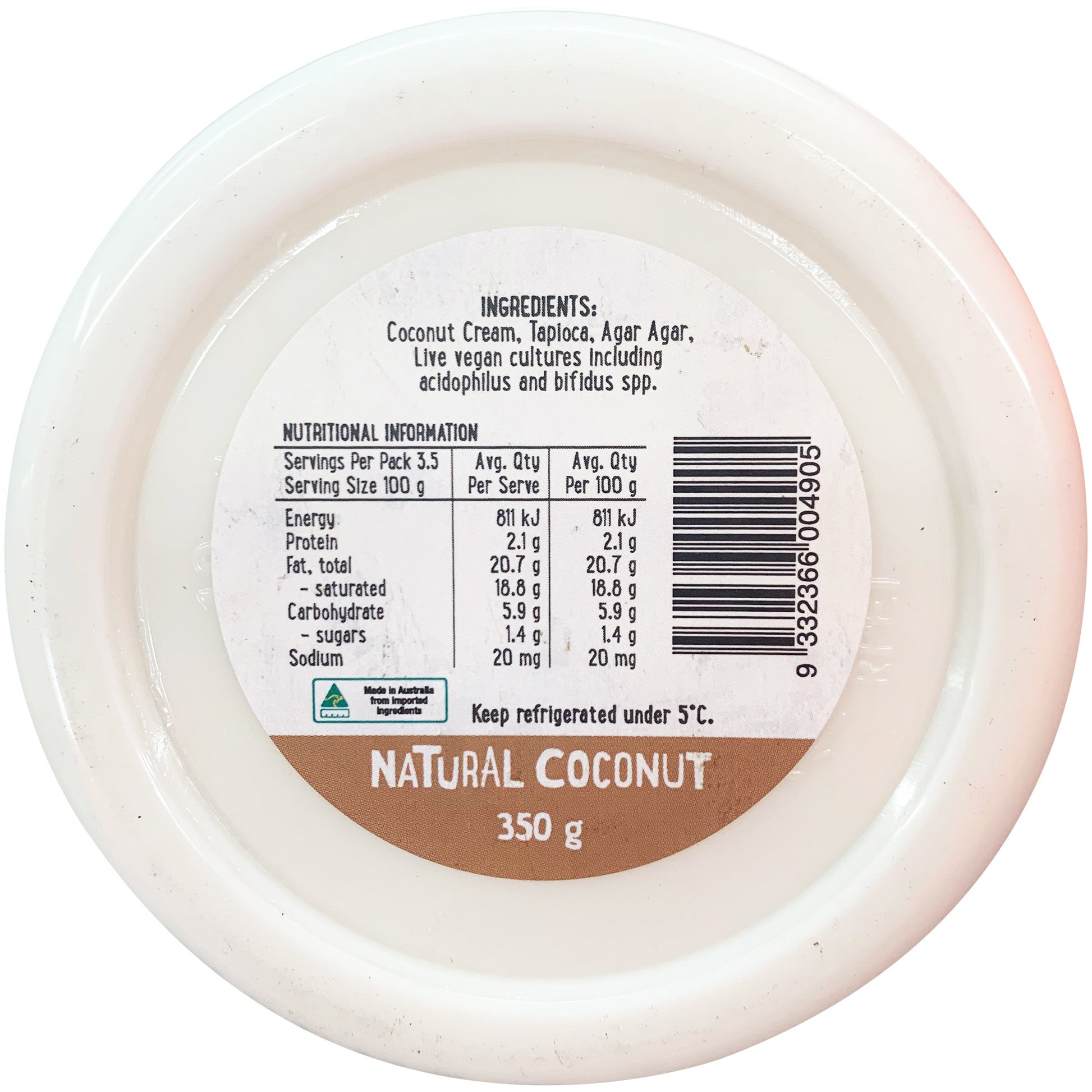 Harris Farm Yoghurt Natural Coconut Milk | Harris Farm Online