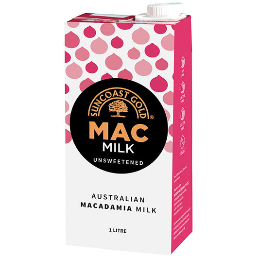 Suncoast Gold Unsweetened Macadamia Milk 1L