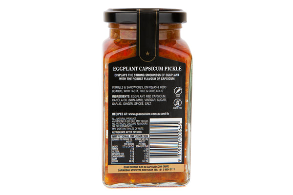 Goan Cuisine - Eggplant Capsicum Pickle | Harris Farm Online