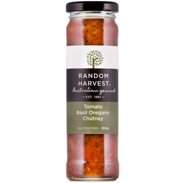 Random Harvest Tomato Basil Oregano Chutney | Harris Farm Online