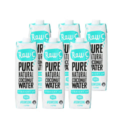 Raw C Straight Up Coconut Water Case 6 x 1L
