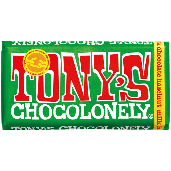Tony's Chocolonely Milk Hazelnut | Harris Farm Online