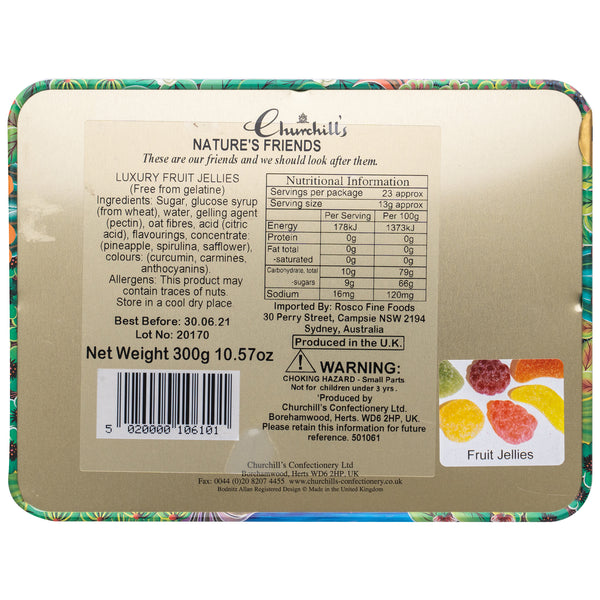 Churchill's Nature's Friends Fruit Jellies Tin | Harris Farm Online