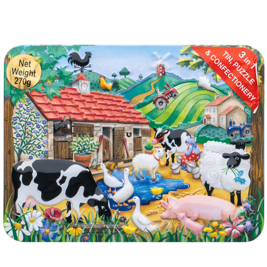 Churchill's The Farmyard Jelly Beans Tin | Harris Farm Online