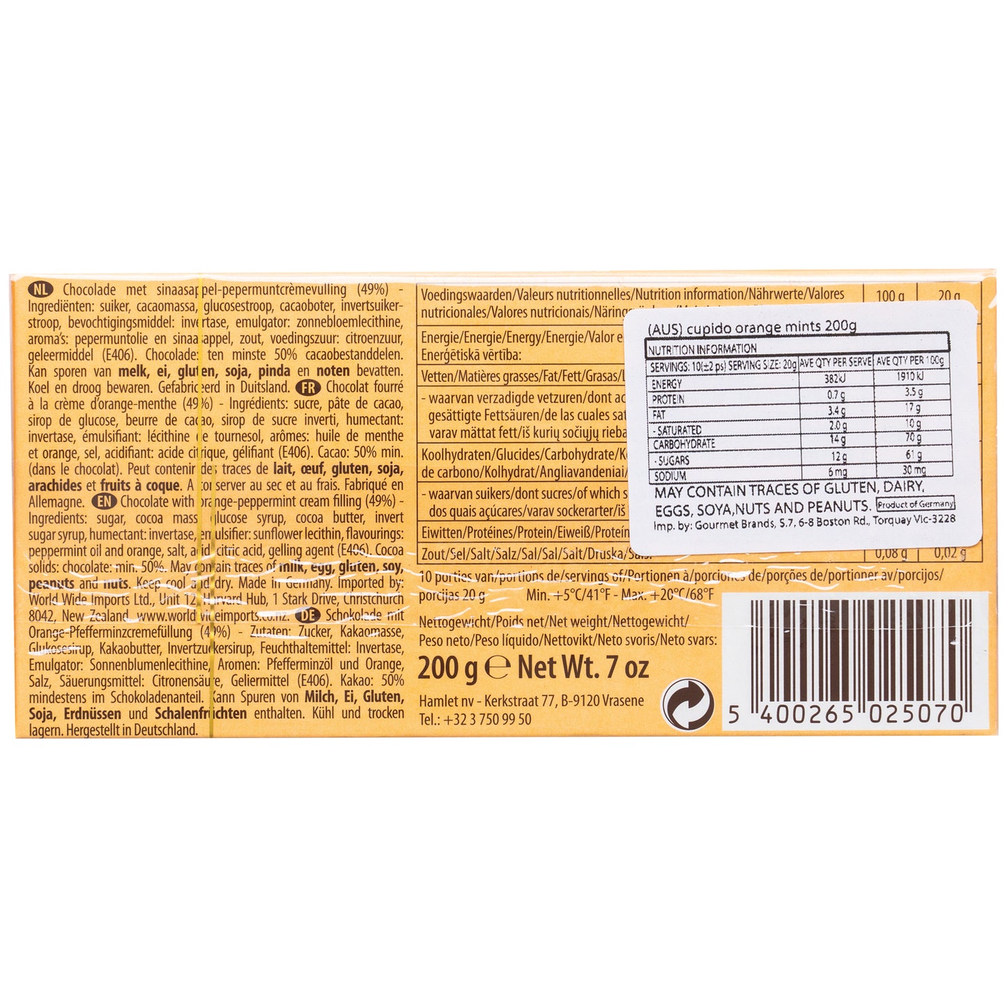 Cupido Royal Mints Orange Chocolate | Harris Farm Online