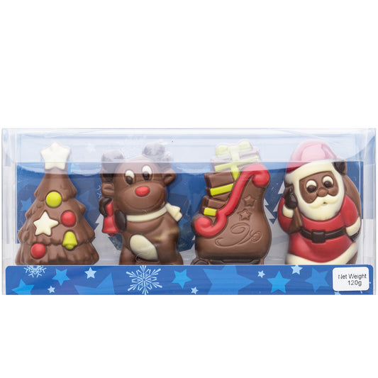 Weibler Milk Chocolate Christmas Tour Figures 120g