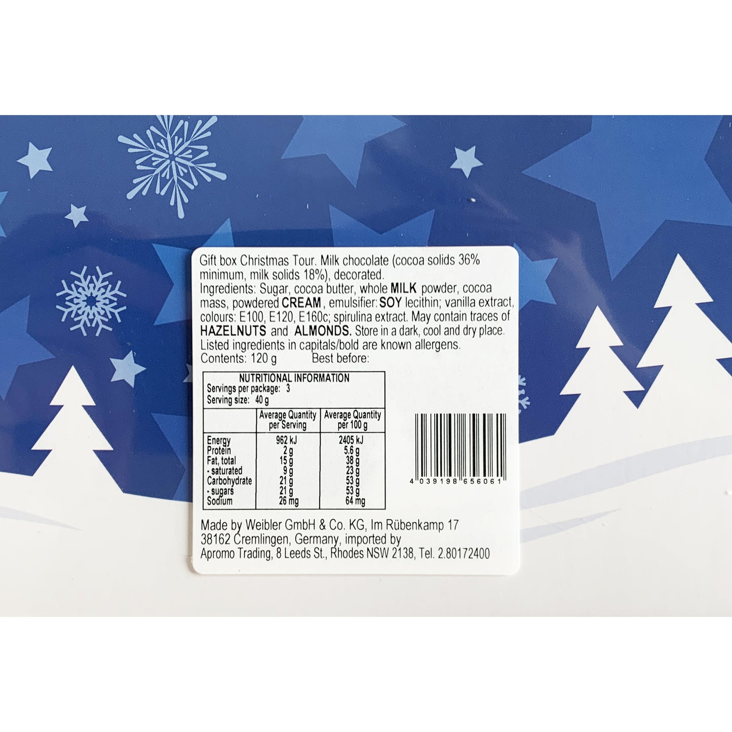 Weibler Milk Chocolate Christmas Tour | Harris Farm Online