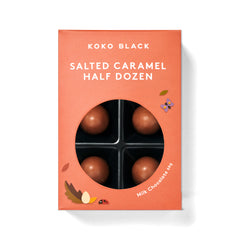 Koko Black Salted Caramel Half Dozen Milk Chocolate Eggs | Harris Farm Online