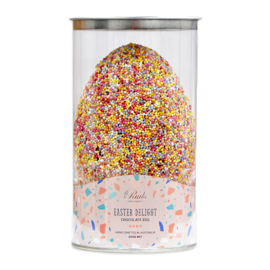 Pauls Chocolates Easter Delight Chocolate Egg 220g | Harris Farm Online